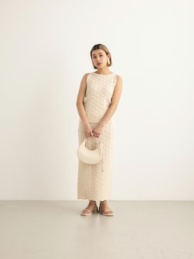 「SLY（スライ）のアイテム（イヤリング）」を使った、SLY officialさん（レディース・159cm）の夏コーディネート