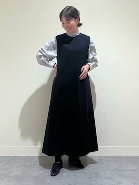 「FABIO RUSCONI（ファビオルスコーニ）のアイテム」を使った、manamiさん（レディース・156cm）の冬コーディネート