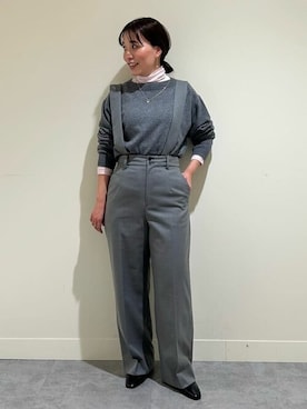 「FABIO RUSCONI（ファビオルスコーニ）のアイテム」を使った、manamiさん（レディース・156cm）の冬コーディネート