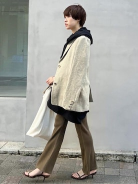 「plage（プラージュ）のアイテム」を使った、KIKUさん（レディース・160cm）の春コーディネート