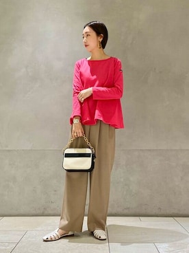 Demi-Luxe BEAMSさん（レディース・158cm）の冬コーディネート