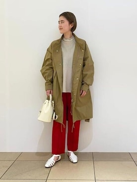 Demi-Luxe BEAMSさん（レディース・153cm）の冬コーディネート