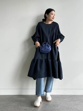 Demi-Luxe BEAMSさん（レディース・158cm）の春コーディネート