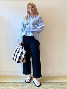 Demi-Luxe BEAMSさん（レディース・159cm）の春コーディネート