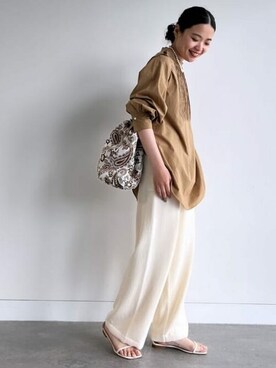 Demi-Luxe BEAMSさん（レディース・158cm）の春コーディネート