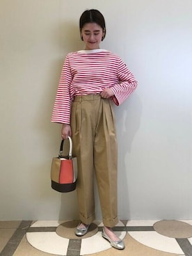 Demi-Luxe BEAMSさん(レディース・153cm)の春コーディネート