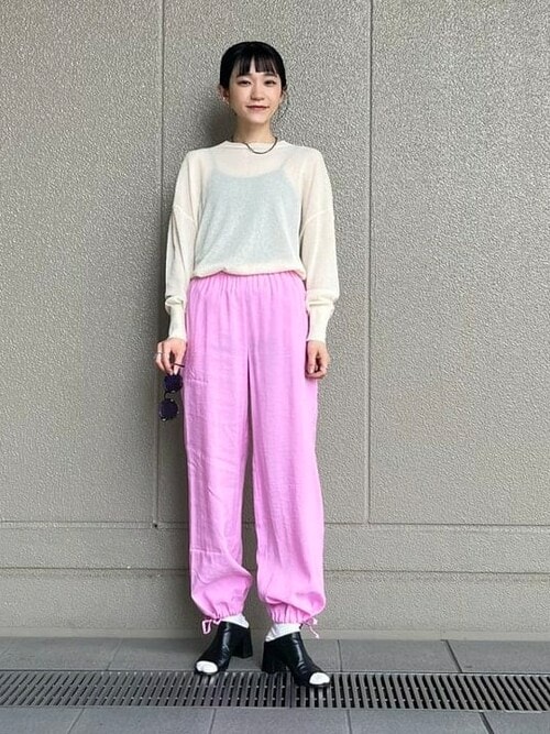 ■専用■美品 デミルクスビームス 2,4万円 小花柄イージーパンツ ピンク □専用□美品 デミルクスビームス 2,4 小花柄イージーパンツ ピンク