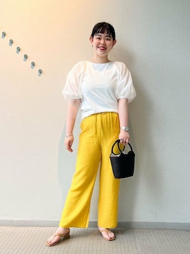 Demi-Luxe BEAMSさん（レディース・168cm）の春コーディネート