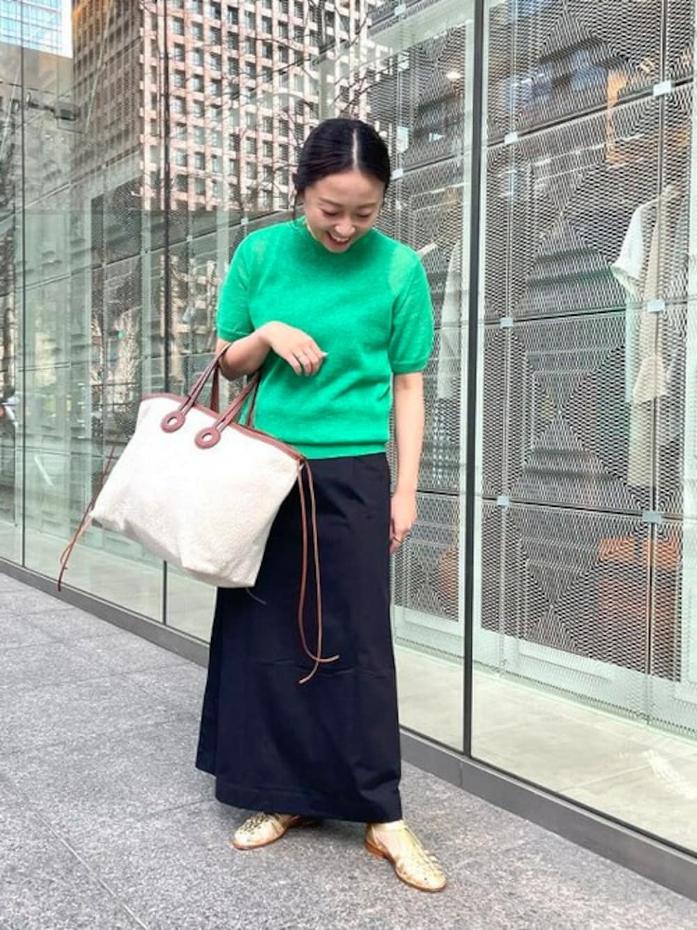 A VACATION / DAMBO TOTE ナチュラルペイズリー トート
