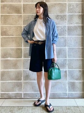「BATONER（バトナー）のアイテム」を使った、Demi-Luxe BEAMSさん（レディース・162cm）の春コーディネート