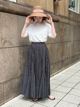 「Athena New York（アシーナニューヨーク）のアイテム」を使った、Demi-Luxe BEAMSさん（レディース・155cm）の春コーディネート