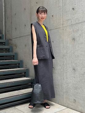 Demi-Luxe BEAMSさん（レディース・158cm）の夏コーディネート