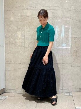 Demi-Luxe BEAMSさん（レディース・153cm）の夏コーディネート