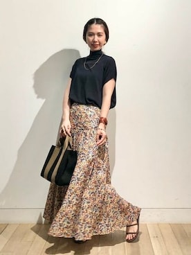 Demi-Luxe BEAMSさん（レディース・160cm）の夏コーディネート