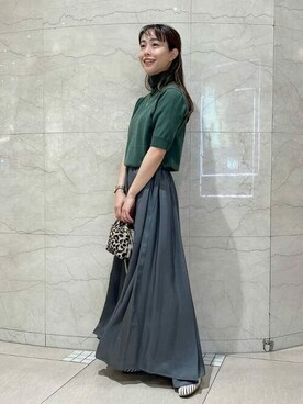 Demi-Luxe BEAMSさん（レディース・153cm）の夏コーディネート