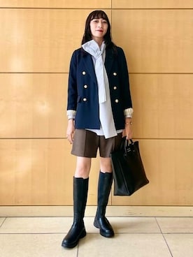 Demi-Luxe BEAMSさん（レディース・162cm）の秋コーディネート