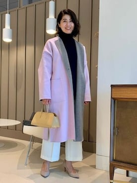 Demi-Luxe BEAMSさん（レディース・164cm）の秋コーディネート