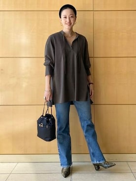 Demi-Luxe BEAMSさん(レディース・162cm)の秋コーディネート