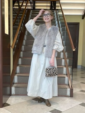 Demi-Luxe BEAMSさん（レディース・161cm）の秋コーディネート