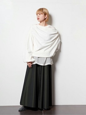 CITYSHOP - CITYSHOP OFF-SHOULDER スウェット SHIRT CITYSHOP（シティーショップ）の「OFF-SHOULDER スウェット