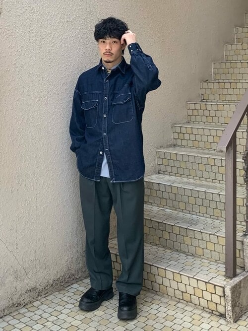 PUBLIC TOKYO スラックス 「セットアップ対応」AQUA WOOLカルゼ