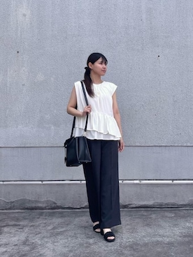 kitayuna527さん（レディース・156cm）の夏コーディネート