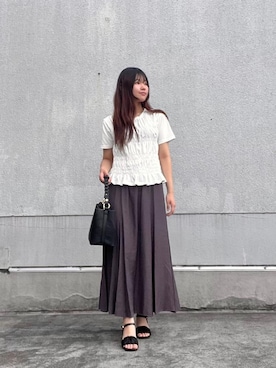 kitayuna527さん（レディース・156cm）の夏コーディネート