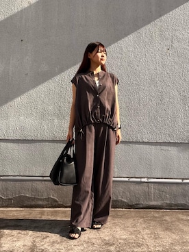 kitayuna527さん（レディース・156cm）の夏コーディネート