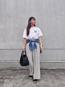 kitayuna527さん（レディース・156cm）の夏コーディネート