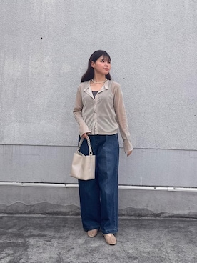 kitayuna527さん（レディース・156cm）の夏コーディネート