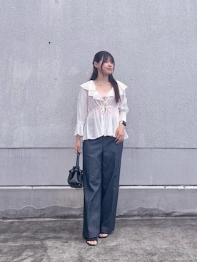 「アイテム（サンダル）」を使った、kitayuna527さん（レディース・156cm）の夏コーディネート