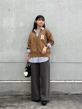「アイテム（キーケース/キーアクセサリー）」を使った、kitayuna527さん（レディース・156cm）の秋コーディネート