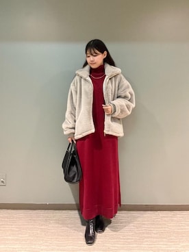 kitayuna527さん(レディース・156cm)の冬コーディネート