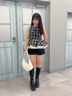 kitayuna527さん（レディース・156cm）の夏コーディネート