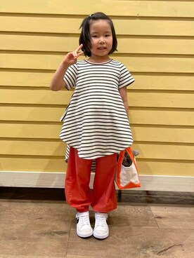 「NIKE（ナイキ）のアイテム」を使った、こども ビームスさん（キッズ・116cm）の春コーディネート
