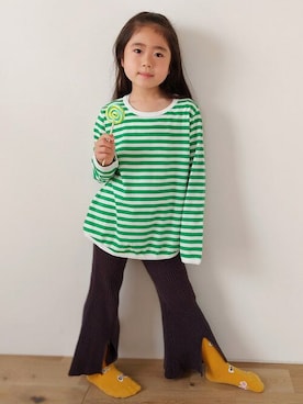 「カラー×コーデ」｜こども ビームスさん（キッズ・113cm）の春コーディネート