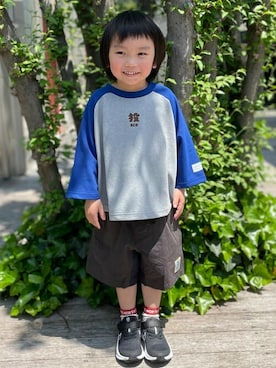 「NIKE（ナイキ）のアイテム」を使った、こども ビームスさん（キッズ・102cm）の夏コーディネート