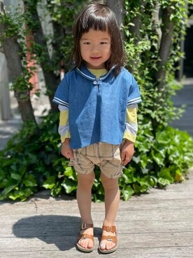 こども ビームスさん（キッズ・93cm）の夏コーディネート
