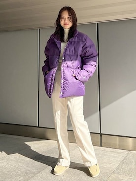 「GERRY（ジェリー）のアイテム」を使った、mizukiさん（レディース・155cm）の冬コーディネート