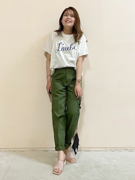 「デイリーカジュアル」｜「アイテム（財布/小物）」を使った、THE SHOP TK officialさん（レディース・156cm）の夏コーディネート