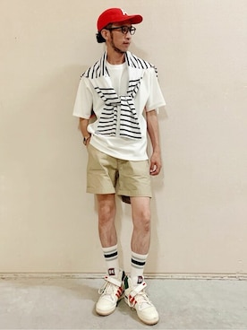 THE SHOP TK officialさん（メンズ・173cm）の夏コーディネート