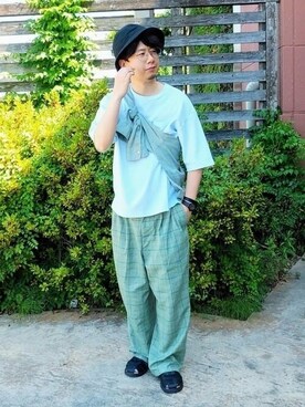 THE SHOP TK officialさん(メンズ・169cm)の夏コーディネート