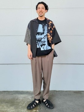 THE SHOP TK officialさん（メンズ・169cm）の夏コーディネート
