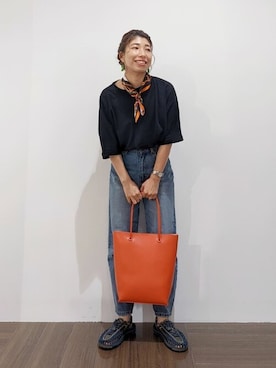 「シンプル・ベーシック」｜「アイテム（財布/小物）」を使った、THE SHOP TK officialさん（レディース・160cm）の夏コーディネート