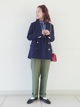 THE SHOP TK officialさん（レディース・155cm）の秋コーディネート