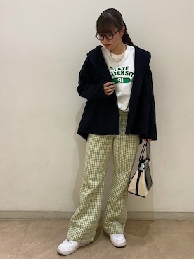 「SHIPS any（シップス エニィ）のアイテム（その他アウター）」を使った、村上さん（レディース・160cm）の冬コーディネート