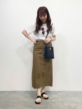 「AMERICAN HOLIC（アメリカンホリック）のアイテム（ネックレス）」を使った、yukaah21さん（レディース・160cm）の春コーディネート