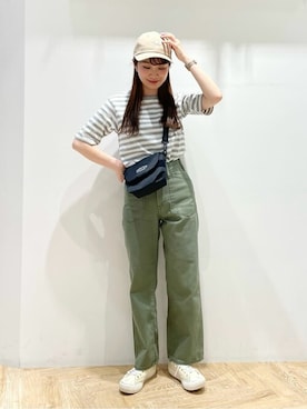 「DISCUS ATHLETIC（ディスカス　アスレチック）のアイテム」を使った、yukaah21さん（レディース・160cm）の春コーディネート