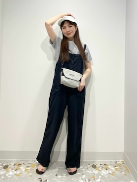 「AMERICAN HOLIC（アメリカンホリック）のアイテム（オールインワン・サロペット）」を使った、yukaah21さん（レディース・160cm）の春コーディネート