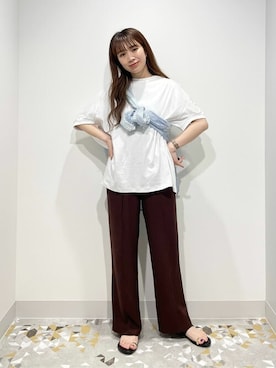 yukaah21さん（レディース・160cm）の夏コーディネート